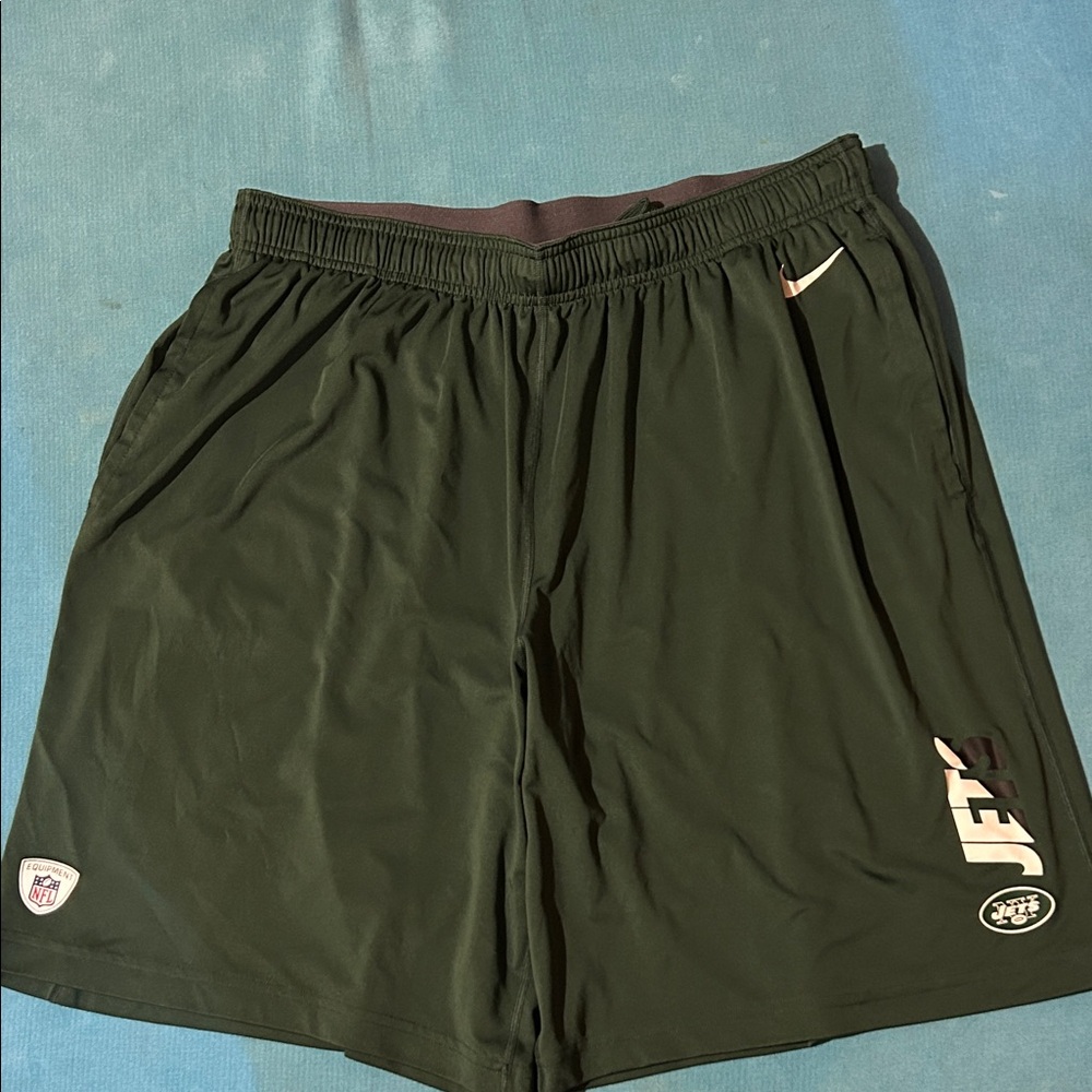 Nike New York Jets Dark Green Men's Athletic Shorts
